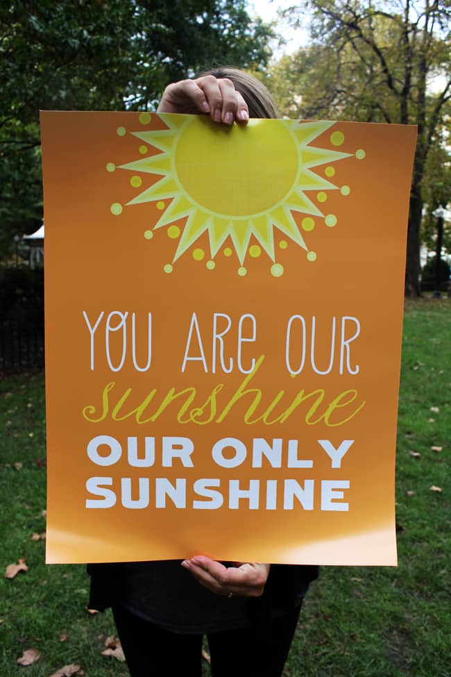 work wednesday: you are our sunshine.