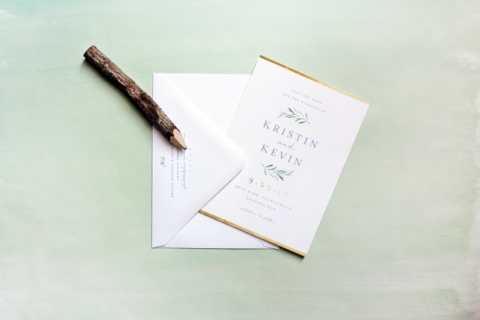 loveleigh's latest: kristin + kevin's save the date.