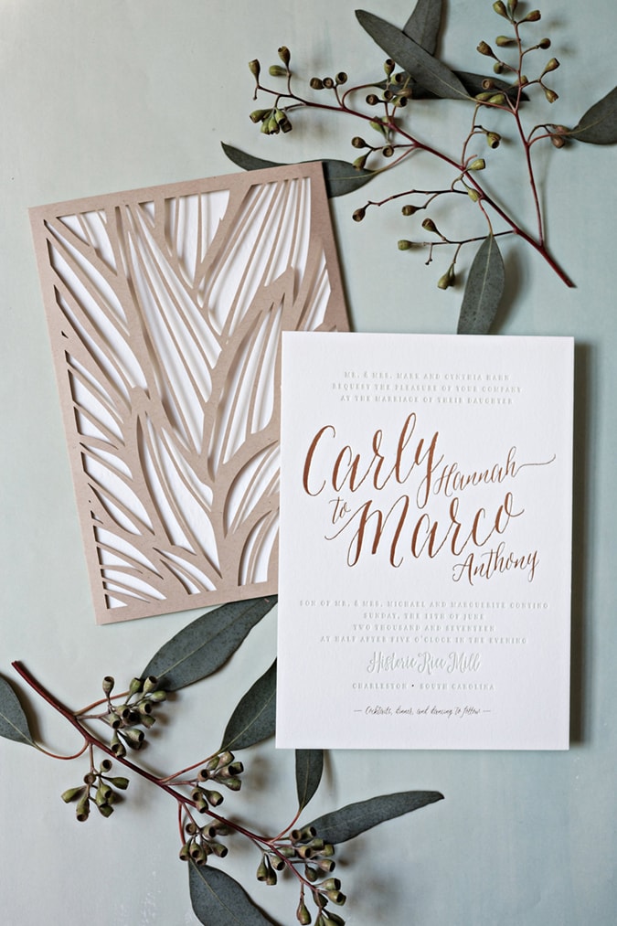 loveleigh-invitations-charleston-wedding-invitation-suite-custom-pineapple-monogram-laser-cut-pocket-6