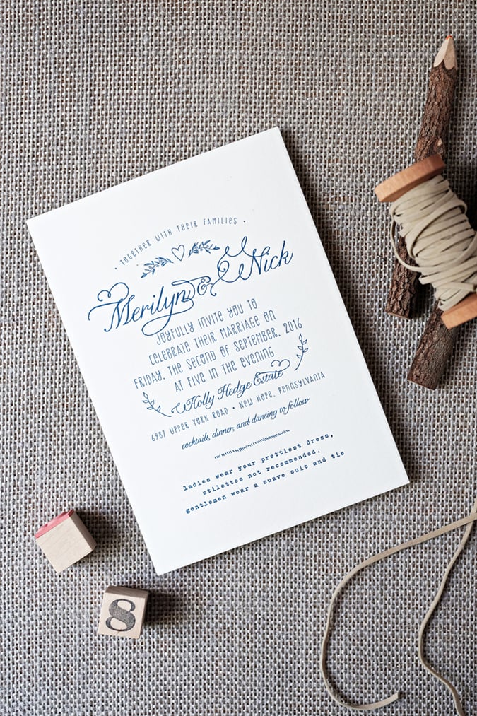 loveleigh-invitations-custom-letterpress-rustic-linen-navy-linen-bilingual-custom-map-wedding-invitation-suite-2