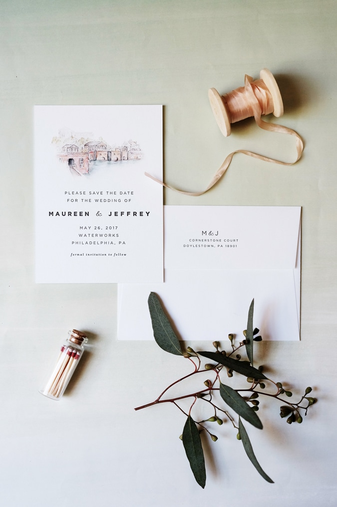 loveleigh-invitations-philadelphia-waterworks-letterpress-wedding-save-the-date-A
