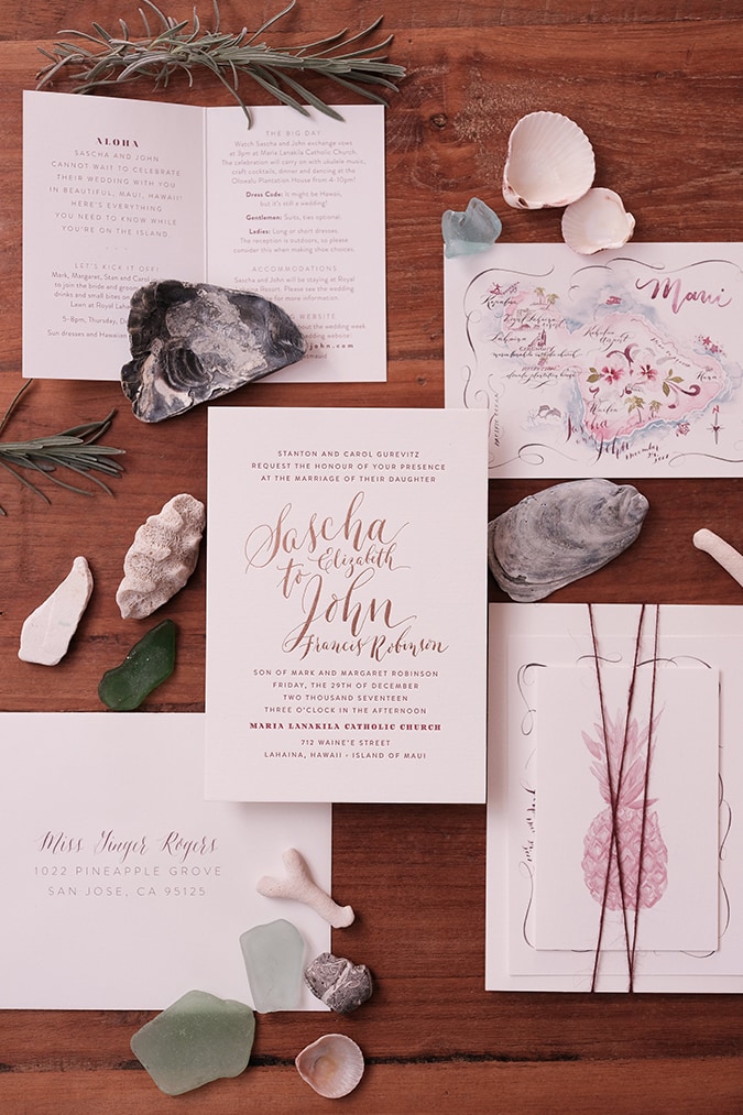 1_loveleigh-invitations-hawaii-destination-wedding-rose-gold-foil-letterpress-invitation-1
