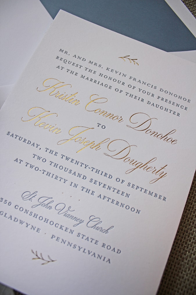 loveleigh-inviations-gold-foil-blue-letterpress-laurel-wedding-invitation-4