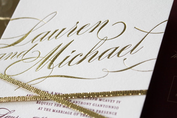 loveleigh-invitations-gold-foil-burgandy-letterpress-holiday-wedding-invitation-4