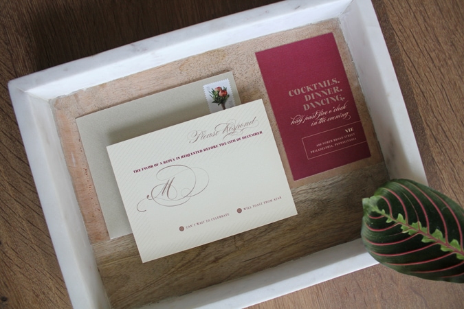 loveleigh-invitations-gold-foil-burgandy-letterpress-holiday-wedding-invitation-5