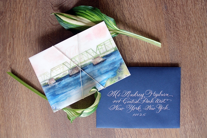 loveleigh-invitations-lambertville-newhope-bridge-watercolor-wedding-invitation-1