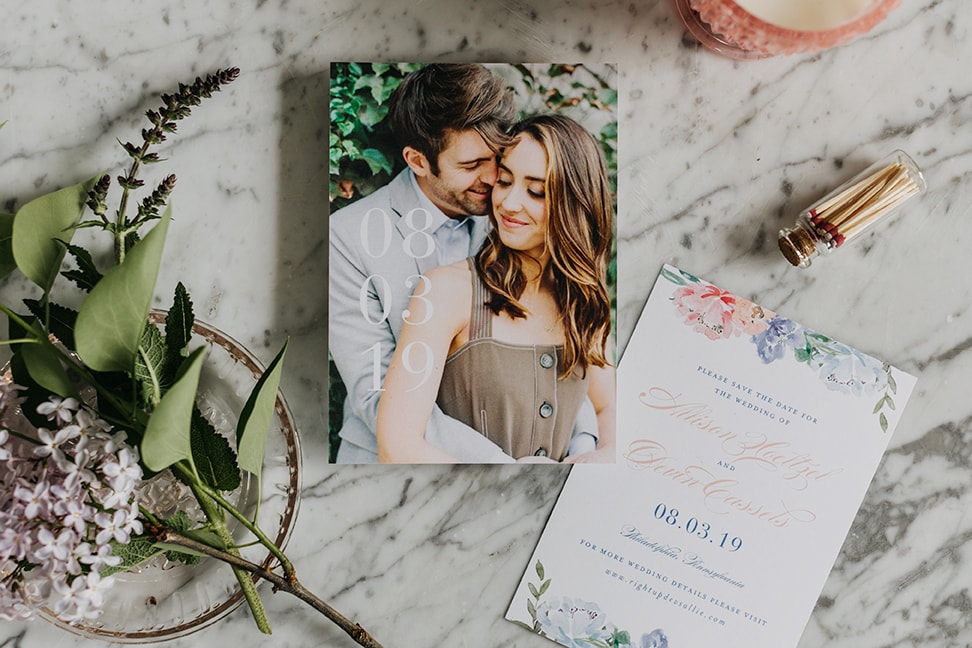 loveleigh’s latest: allie + devin’s save the date.